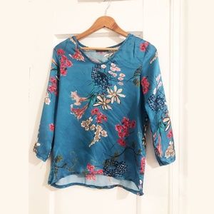Malu Silk Floral Top